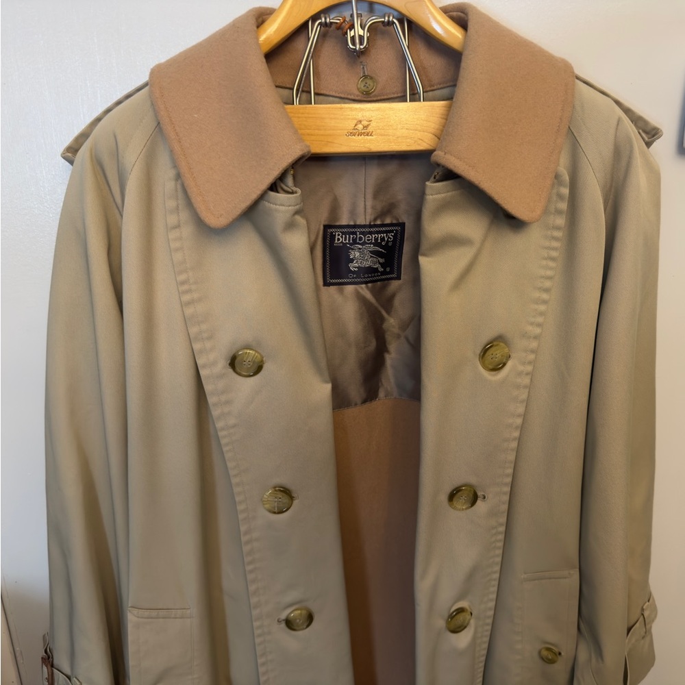 Burberry Tan and Brown Men’s Coat